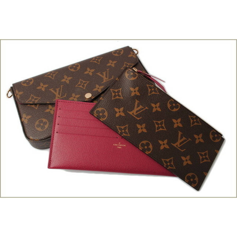 Louis Vuitton Felice Chain Wallet Monogram Shoulder Bag Pochette - Picture 4 of 6